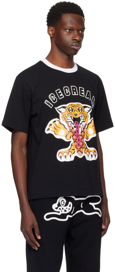 T-shirt BBC IceCream ICECREAM Tiger Graphic T-Shirt Sort | IC24237, 1