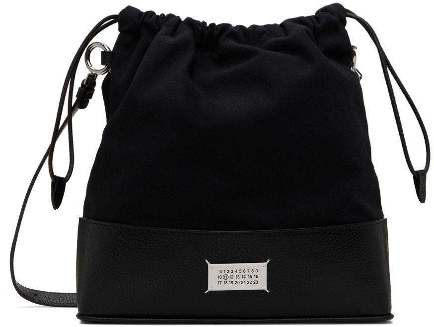 Skuldertaske Maison Margiela Drawstring Small Backpack Sort | SB2WA0011 P4348, 0