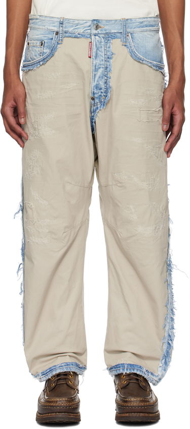 Jeans DSQUARED2 Dsquared2 Super Ripped Mixed Jeans Blå | S74LB1630_S30309, 0