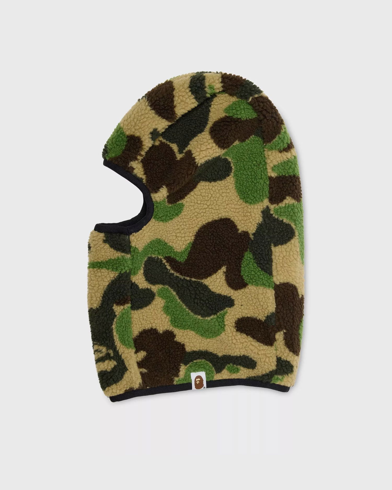 Tørklæde BAPE A Bathing Ape Camo Boa Fleece Balaclava Grøn | 001HTK801007MGRN, 1