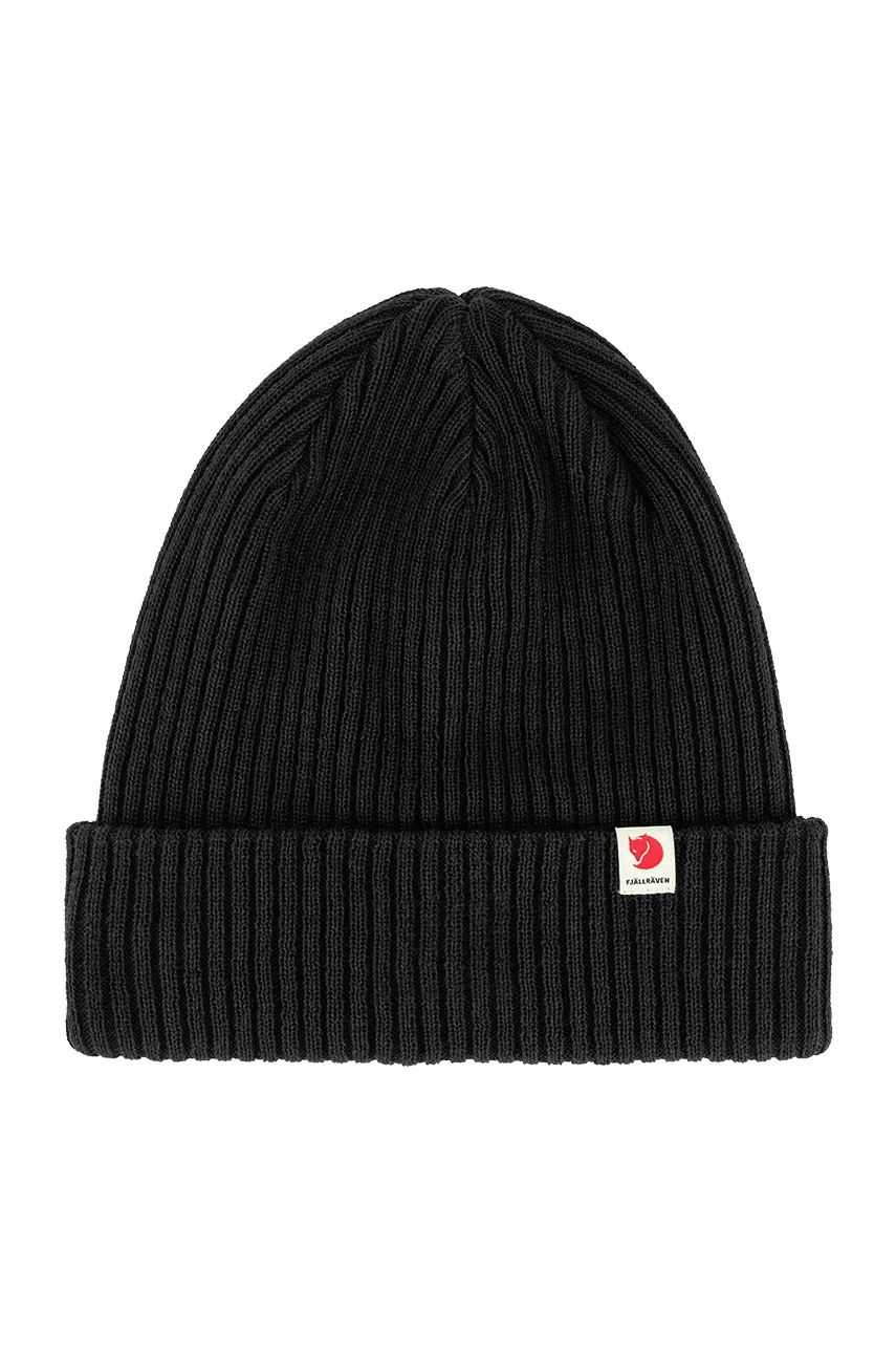 Beanie FJÄLLRÄVEN Rib Hat Beanie Sort | F13100184.550, 0