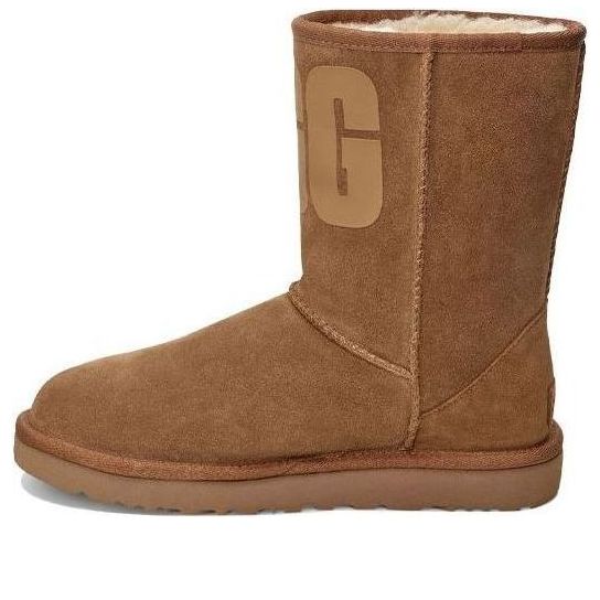 Sneakers og sko UGG Classic Short Fleece Lined Boots Brun | 1108230-CHE, 0