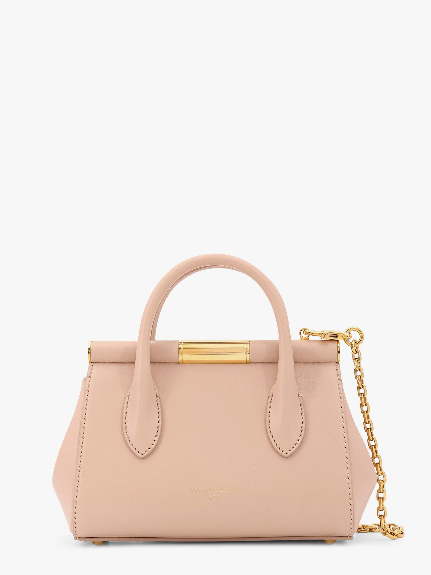 Håndtaske Dolce & Gabbana Dolce & Gabbana Marlene Top Handle Bag Beige | BB7744A3G1980095, 1