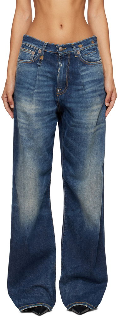 Jeans R13 R13 Damon Wide-Leg Jeans Blå | R13W3147-D144A, 0