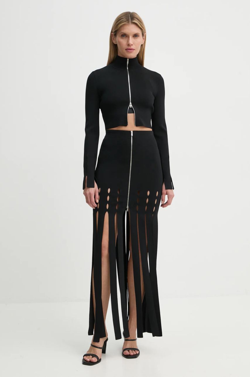 Nederdel Nanushka Cutout Bodycon Mini Skirt Sort | NW24FWSK47000, 1