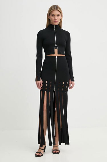 Nederdel Nanushka Cutout Bodycon Mini Skirt Sort | NW24FWSK47000, 1