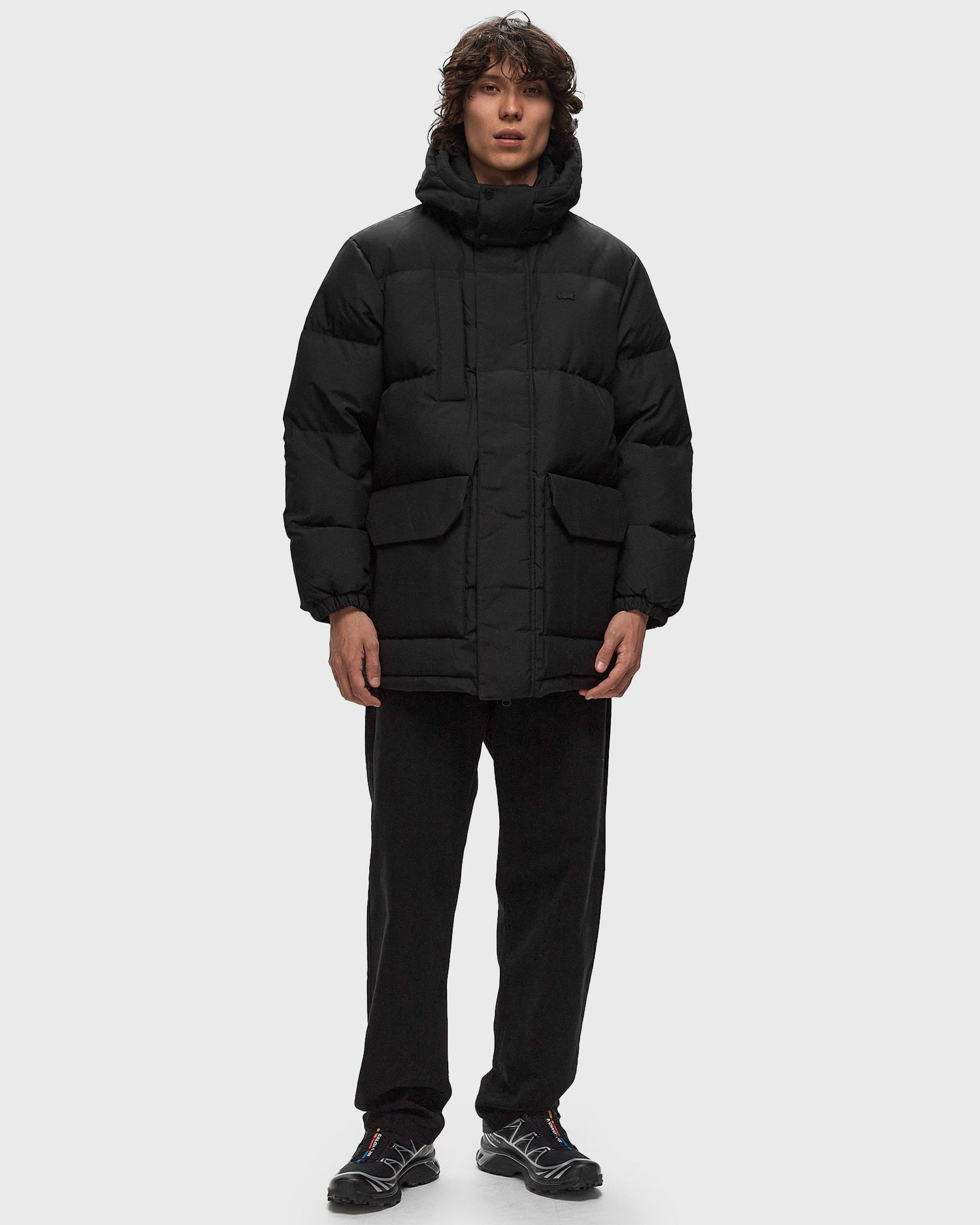 Puffer jakke Lacoste Puffer Jacket Sort | BH1583-031, 1