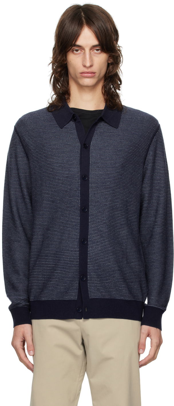 Sweater Paul Smith Paul Smith Button Through Cardigan Mørkeblå | M1R-895Y-N02418-49