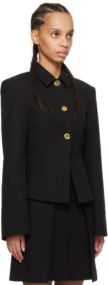 Jakke GANNI GANNI Light Twill Suiting Blazer Sort | W0057, 1