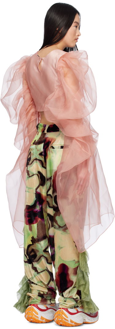 Crop top Collina Strada Collina Strada Simone Puff Sleeve Blouse Lyserød | XX3029, 2