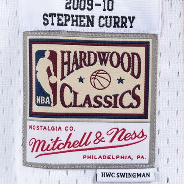 Jersey Mitchell & Ness Golden State Warriors Stephen Curry Swingman Jersey Hvid | SMJYGS18169-GSWWHIT09SCU, 3