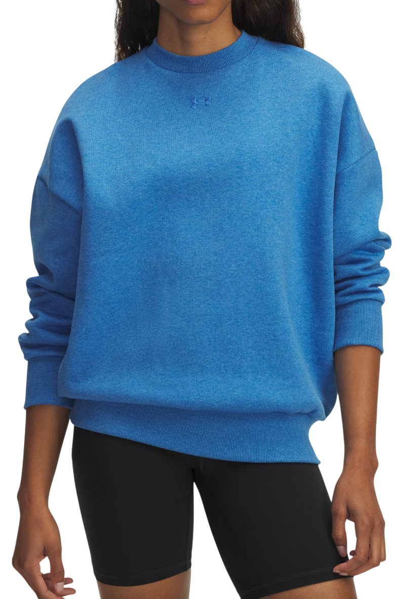 Sweatshirt Under Armour Oversized Rival Fleece Crew Sweatshirt Blå | 1386463-403, 0