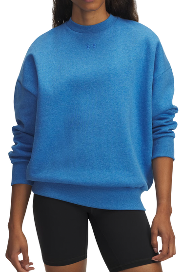 Sweatshirt Under Armour Oversized Rival Fleece Crew Sweatshirt Blå | 1386463-403, 0