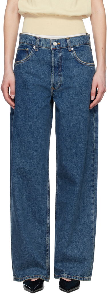 Jeans Anine Bing Anine Bing Manon Wide Leg Jeans Blå | A-06-10617-WHD47, 0