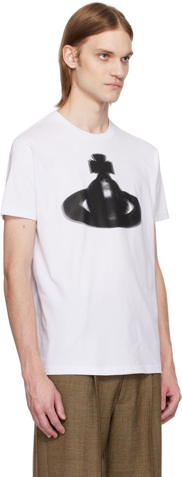 T-shirt Vivienne Westwood Vivienne Westwood Halftone Orb Classic T-Shirt Hvid | 3G01003G-J001M-, 4