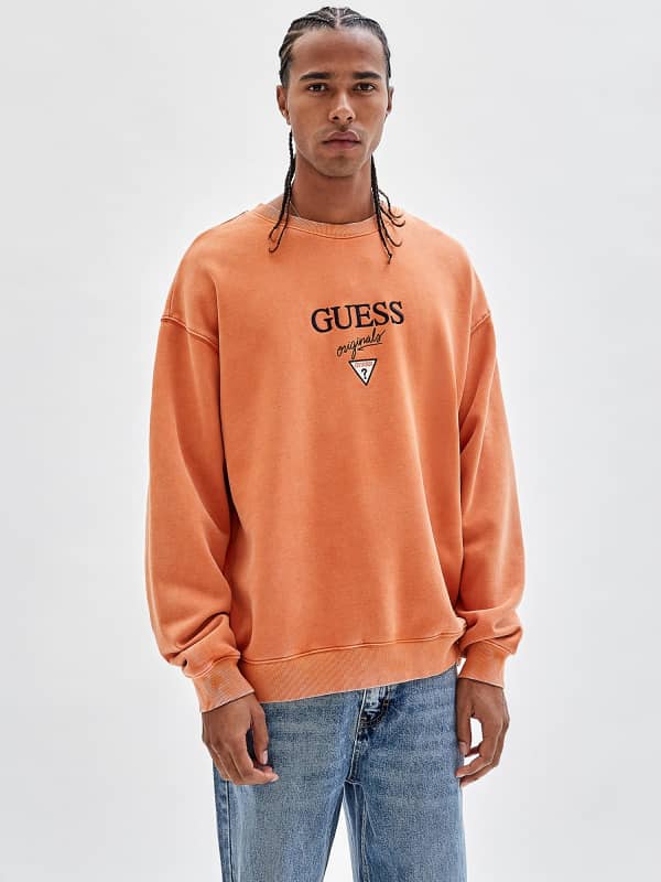 Sweatshirt GUESS Originals Front Logo Sweatshirt Orange | M2BQ09K9YH1, 0