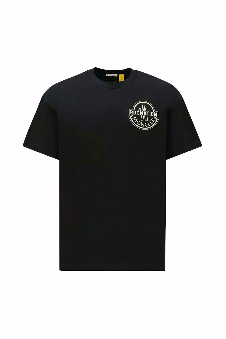 T-shirt Moncler Roc Nation by Jay-Z x Logo T-Shirt Sort | I209W8C0000589A8Y999