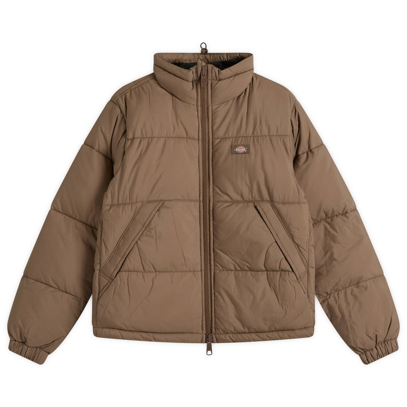Puffer jakke Dickies Alatna Puffer Jacket Brun | DK0A4XP3-900