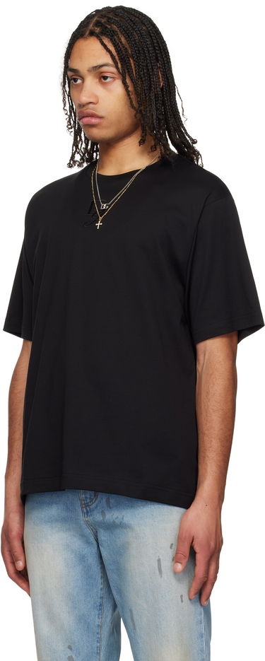 T-shirt Dolce & Gabbana Dolce&Gabbana Logo Embroidery T-Shirt Sort | G8PN9ZG7O4E, 3