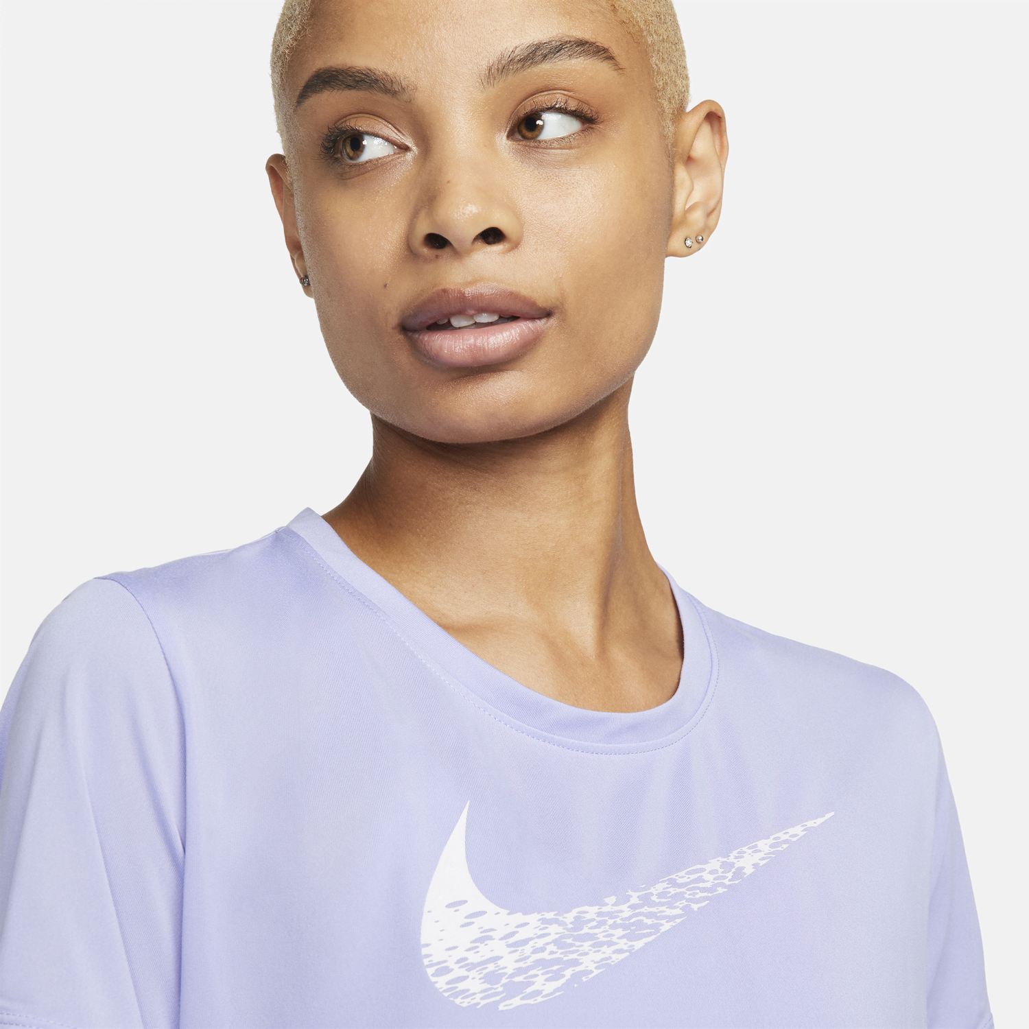 T-shirt Nike Swoosh Running Tee Lilla | DM7777-569, 1