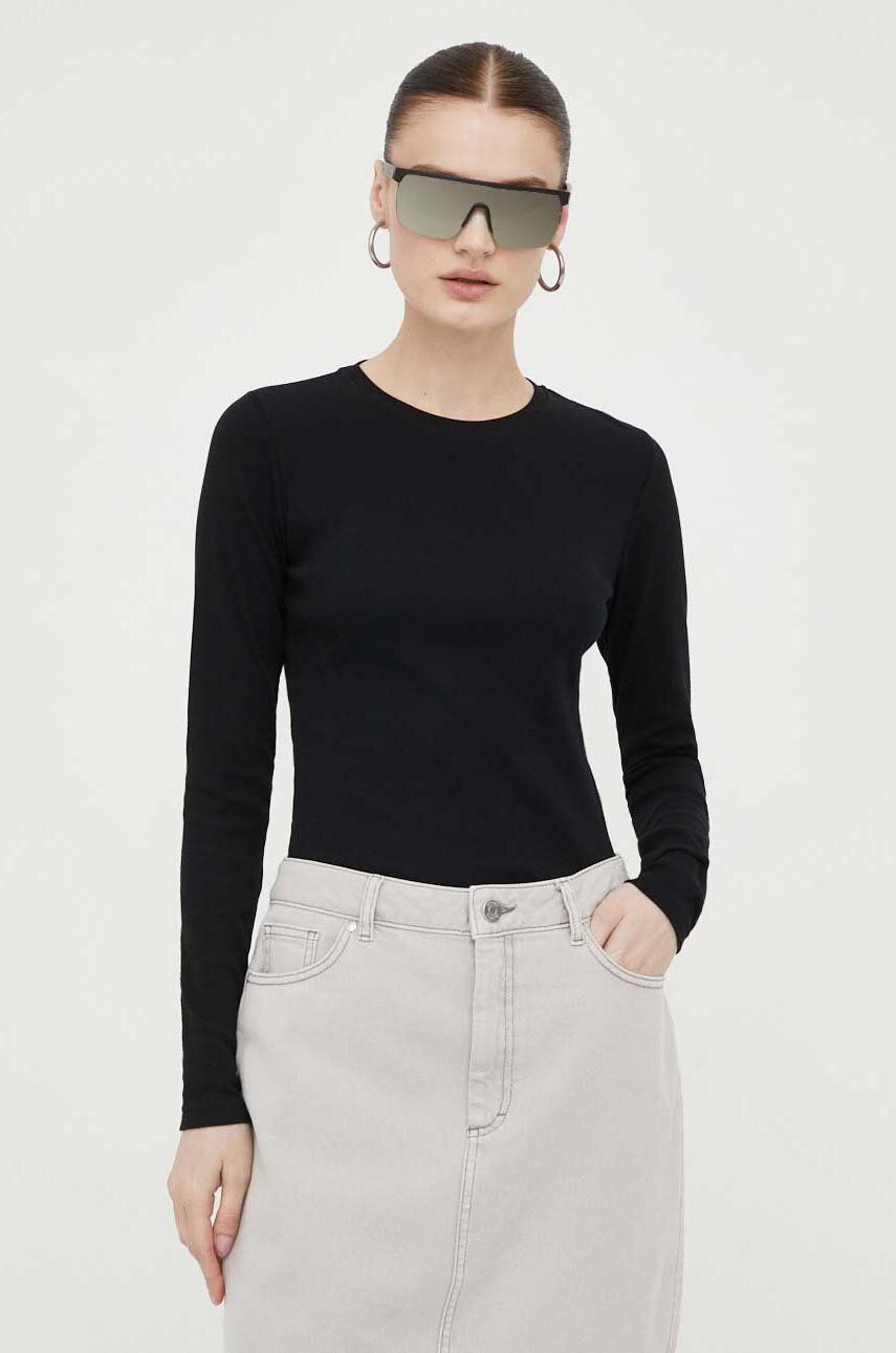 T-shirt Samsoe Samsoe Long Sleeve Tee Sort | F00013150, 0