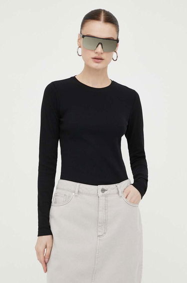 T-shirt Samsoe Samsoe Long Sleeve Tee Sort | F00013150, 0