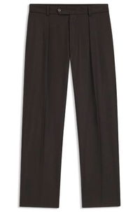 BECKHAM relaxed-fit trousers in virgin wool