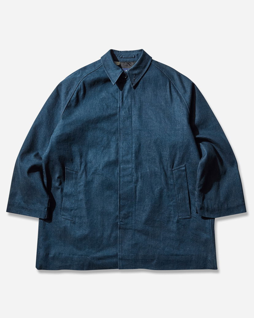 Frakker Levi's Blue Tab Denim Mac Coat Blå | 0033T 0000