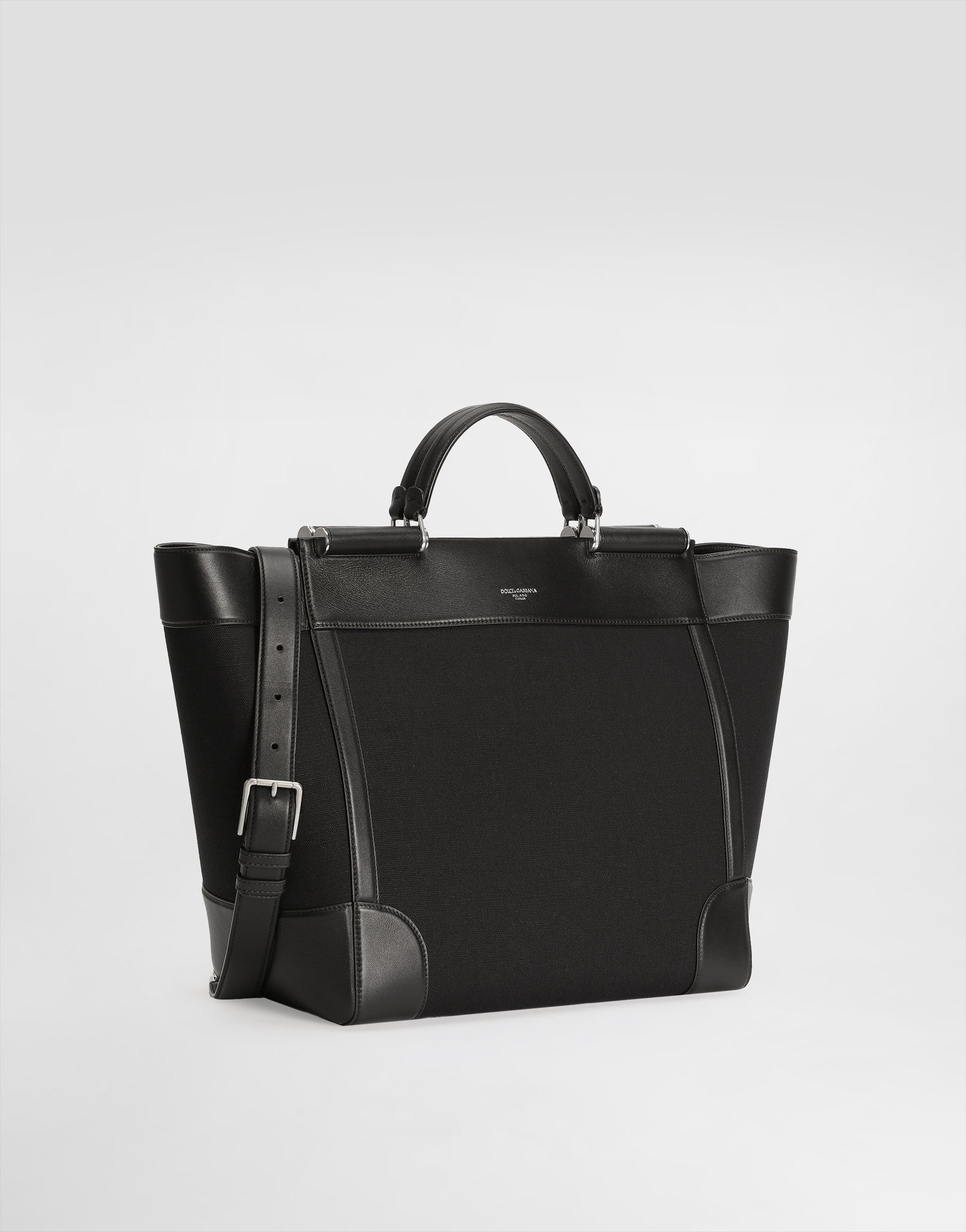 Mulepose Dolce & Gabbana Dolce & Gabbana Calfskin and Panama Tote Bag Sort | BM2448A9C218B956, 1