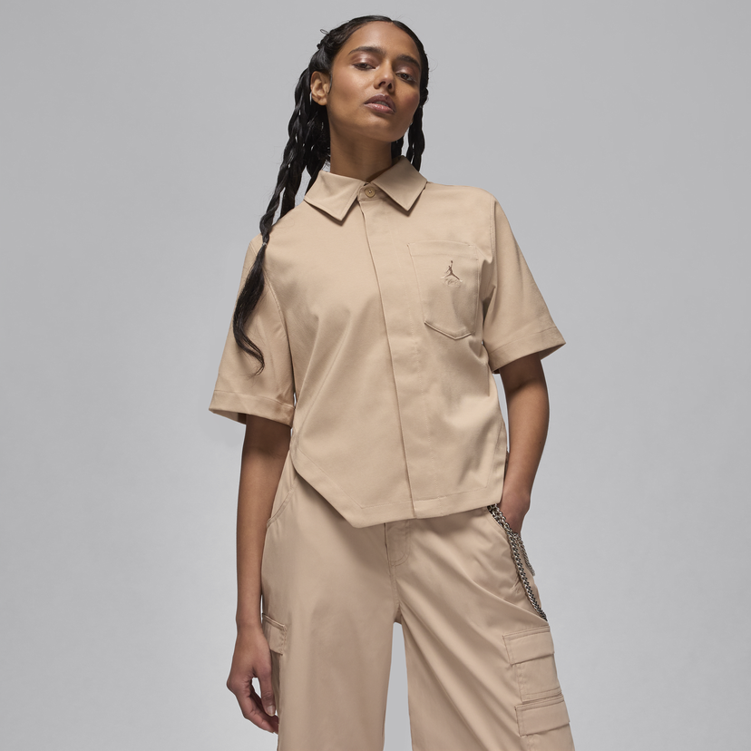 Skjorte Jordan Jordan Shirt Beige | FN5766-244
