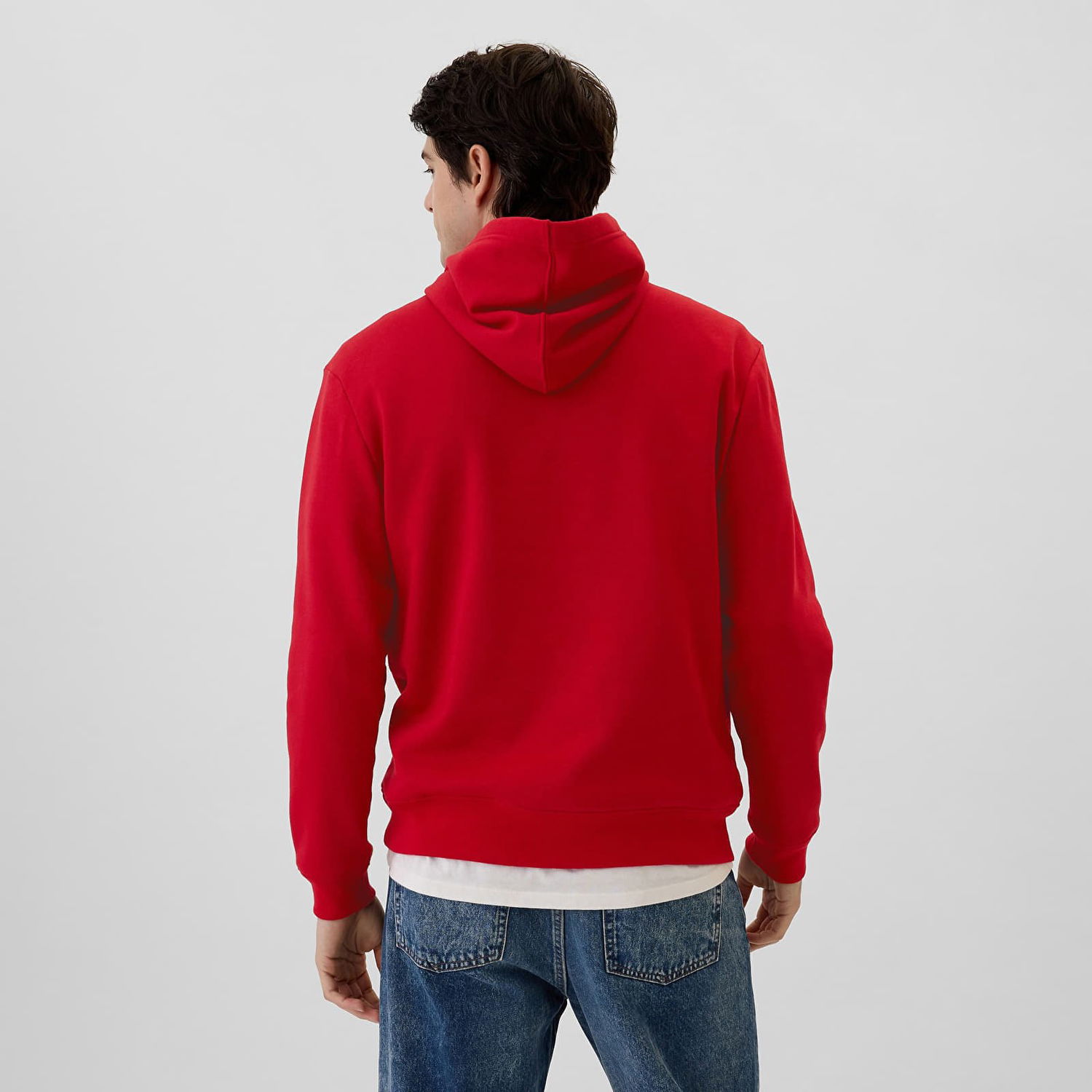 Sweatshirt GAP GAP Logo Pullover Hoodie Rød | 738102-45, 1