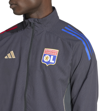 Jakke adidas Originals Olympique Lyonnais Pre-Match Jacket 2025/26 Sort | jl9479, 4