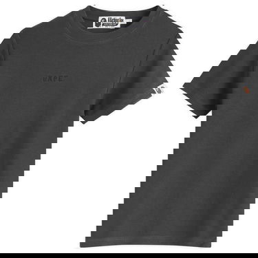 T-shirt BAPE Pigment Dyed Rib Tee Grå | 001CSL302006L-BLK, 1