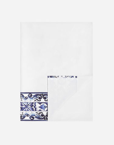 Pyjamas Dolce & Gabbana Dolce & Gabbana Cotton Sateen Flat Sheet Hvid | TCE047TCAKFUB024, 1