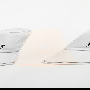 Hat Y-3 Y-3 3-Stripes Bucket Hat Beige | JM9039, 0