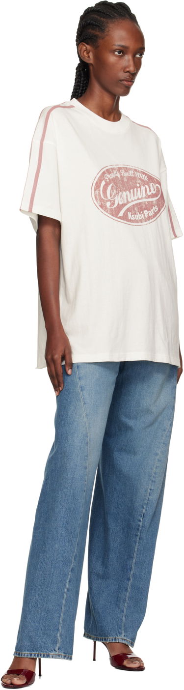 T-shirt Ksubi Ksubi 'Genuine' Boyfriend Short Sleeve T-Shirt Hvid | WPF25TE007, 3