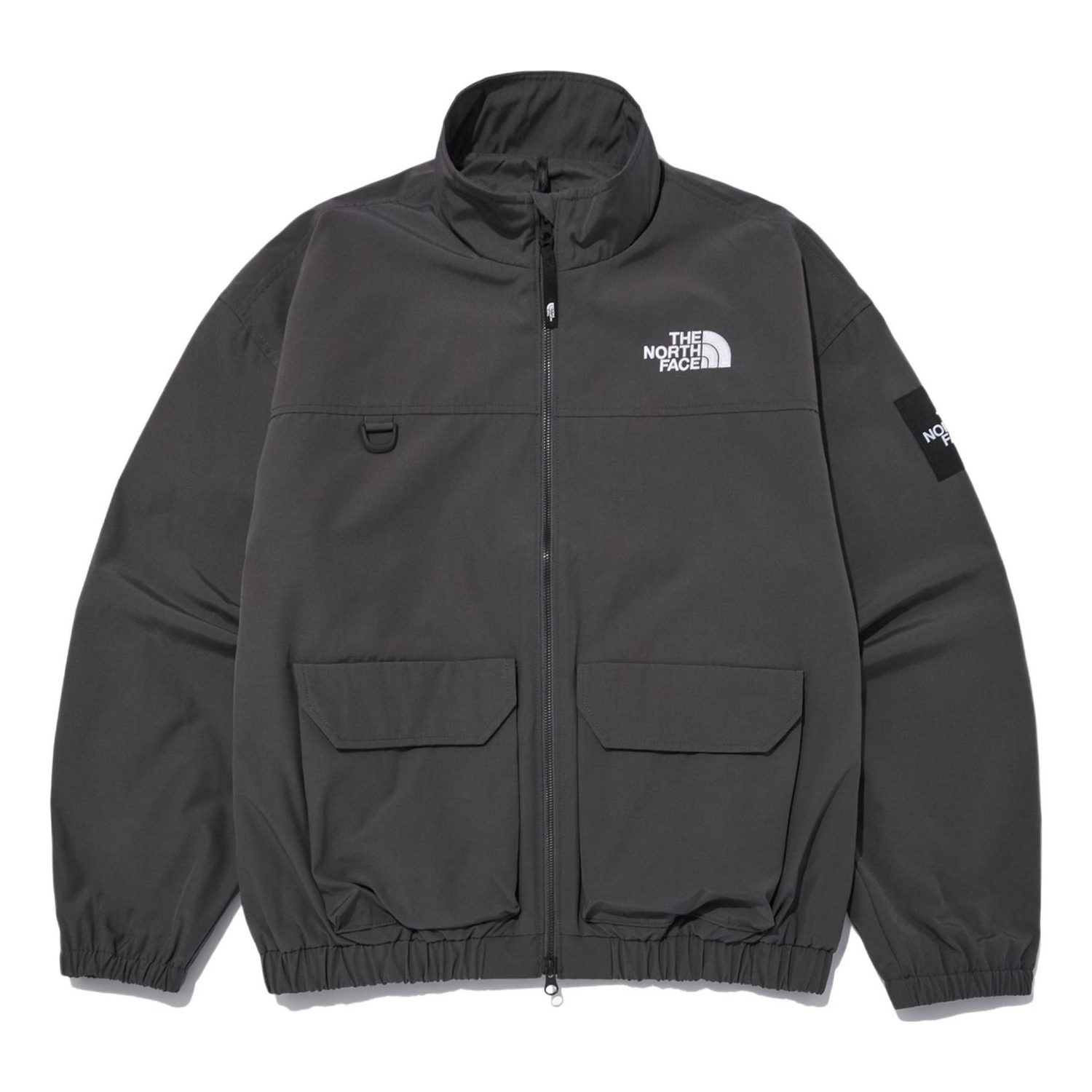 Vindjakke The North Face Logo Crop Jacket Grå | NJ3BN51L, 0