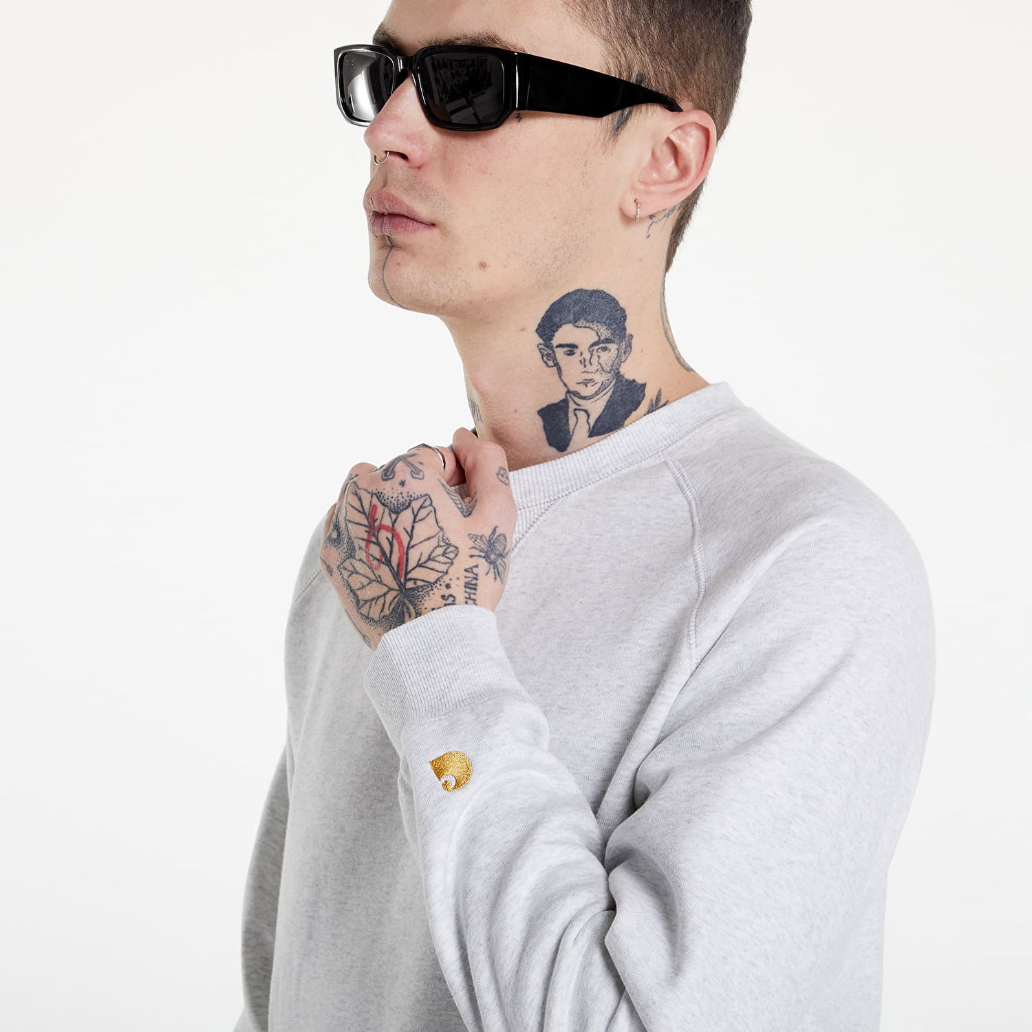 Sweatshirt Carhartt WIP Work In Progress Chase Grå | I026383.00JXX, 1
