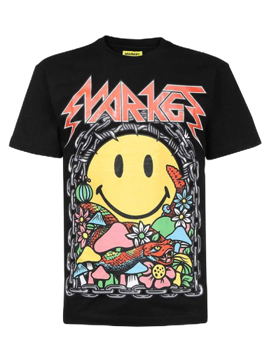 T-shirt MARKET Iron Tee Black Sort | 399001064