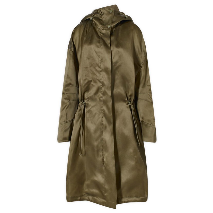 Regnfrakke Max Mara Tambuto Light Parka Jacket, Size Large Grøn | 2411121113600-002