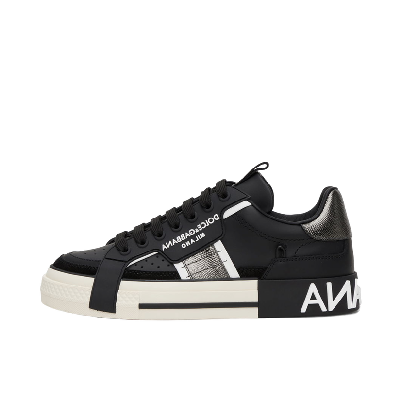 Sneakers og sko Dolce & Gabbana Black & Silver NS1 Sneakers Sort | CS1863AO223