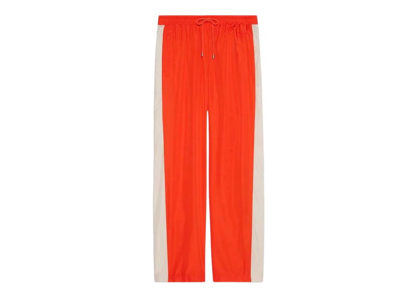 Joggingbukser Gucci Tape Detail Track Pants Orange Orange | 693026 XJEDC 7387