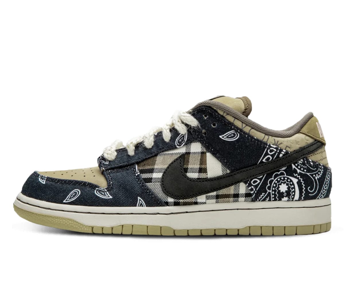 Sneakers og sko Nike Travis Scott x Dunk Low Premium QS SB "Cactus Jack" Mørkeblå | CT5053-001, 0