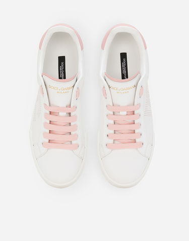 Sneakers og sko Dolce & Gabbana Dolce & Gabbana Portofino Calfskin Hvid | CK2277AV06687587, 3
