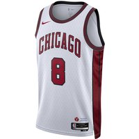 Jersey Nike Dri-FIT NBA Demar Derozan Chicago Bulls City Edition Swingman Jersey Hvid | DO9588-102, 0