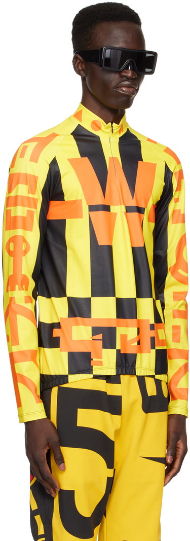 Jersey Walter Van Beirendonck Walter Van Beirendonck Cosmic Dancer Bike Long Sleeve T-Shirt Gul | 7001, 1