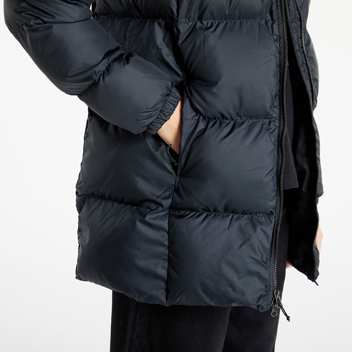Jakke Columbia Puffect™ Mid Hooded Jacket Sort | 1864791010, 1