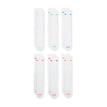 Sokker Nike Everyday Plus Cushioned Training Socks (6 Pairs) Hvid | SX6897-968, 1