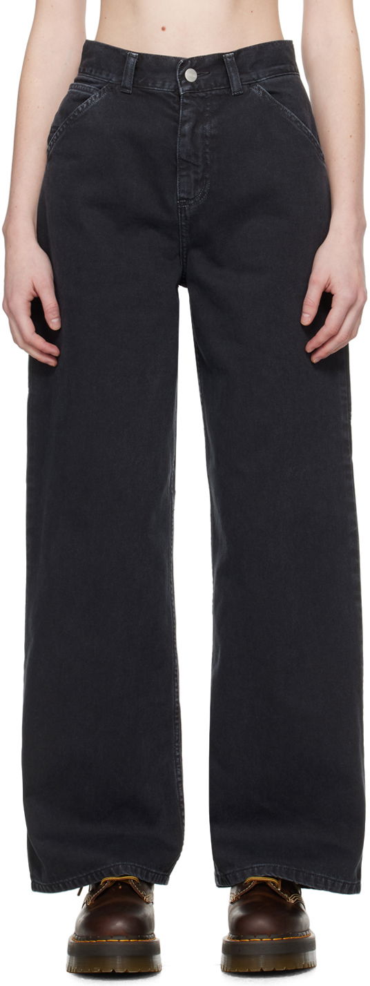 Jeans Carhartt WIP Work In Progress Jens Trousers Sort | I033142 894J