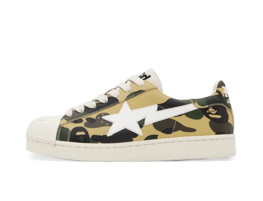 Sneakers og sko BAPE A Bathing Ape Skull Sta 1st "Camo Yellow" Gul | 1J20-191-008 YEL